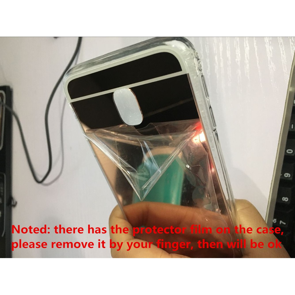 Ốp điện thoại silicone mềm tráng gương thời trang cho Samsung A3 A5 A7 | BigBuy360 - bigbuy360.vn