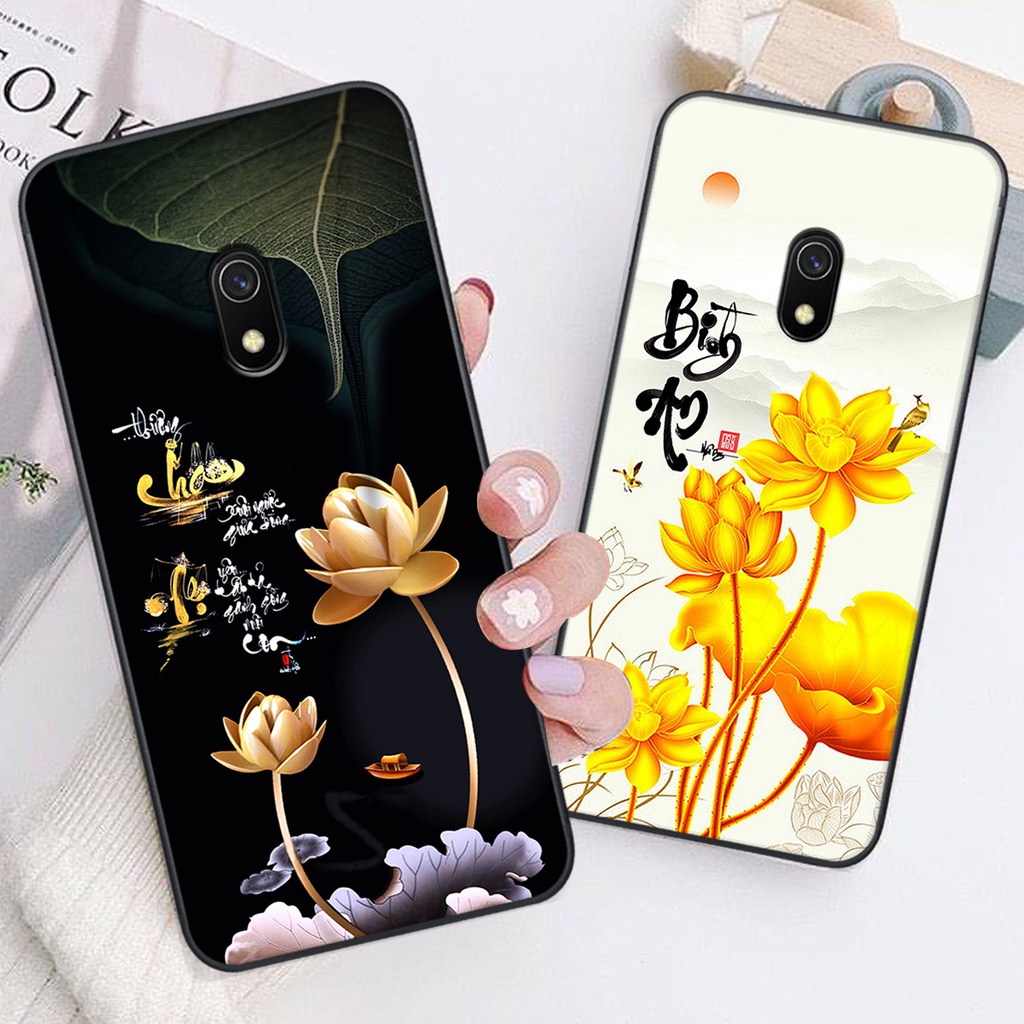 Ốp lưng Xiaomi REDMI 8A in hình chữ tài chữ lộc, Cha Mẹ, bình an SIÊU ĐẸP