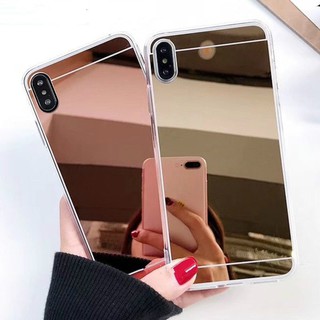 Ốp điện thoại TPU mềm có gương trang điểm cho Vivo 1606 1609 1610 1901 1906 1820 Y19 Y50 Y30 Y91i Y91 Y93 Y95 Y17 Y12 Y15 2020