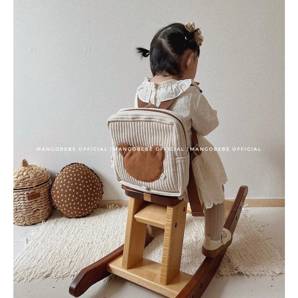 Túi tròn và Balo vuông Hàn Quốc siêu nhẹ cho bé