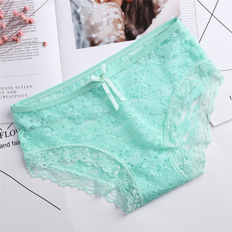 Quần lót ren xuyên thấu gợi cảm sexy siêu mỏng nhiều màu DOLLY SECRET QL015 - Màu ngẫu nhiên