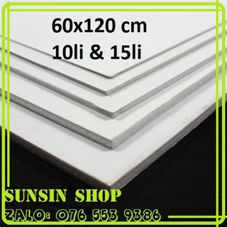 (Siêu RẺ) Bìa mô hình - 60x120 10mm 15mm (Bìa làm handmade, Formex 10li 15li, Fomex 10ly 15ly, Foam)