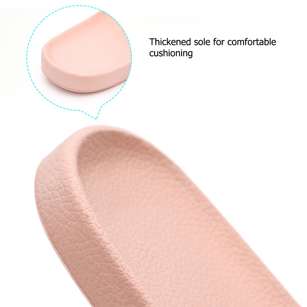 Dép Đi Trong Nhà Tắm Bằng Nhựa PVC Siêu Nhẹ Chống Trượt 6 Màu Cho Nam Nữ 169g