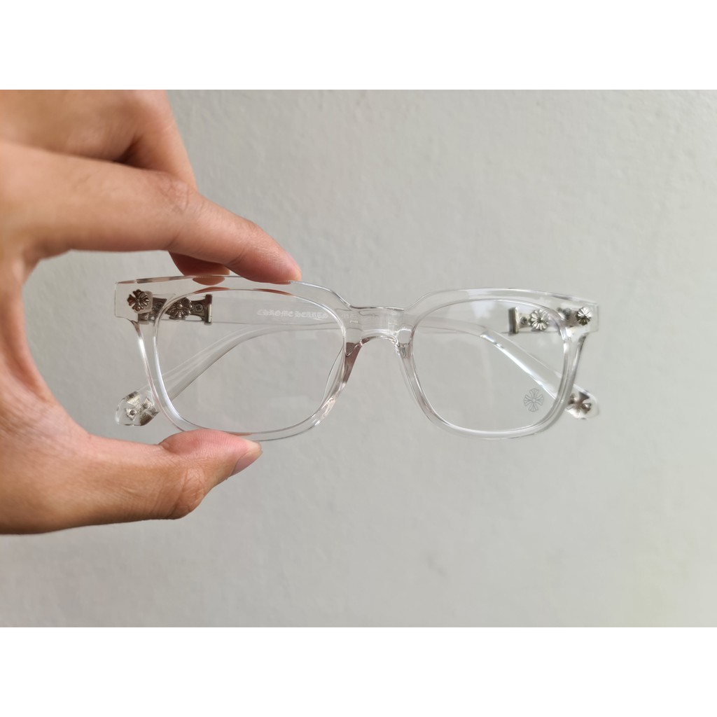 Kính mắt thời trang - Kính mắt thời trang cận loạn Unisex Cox nhựa Acetate - COX02 - Màu trong