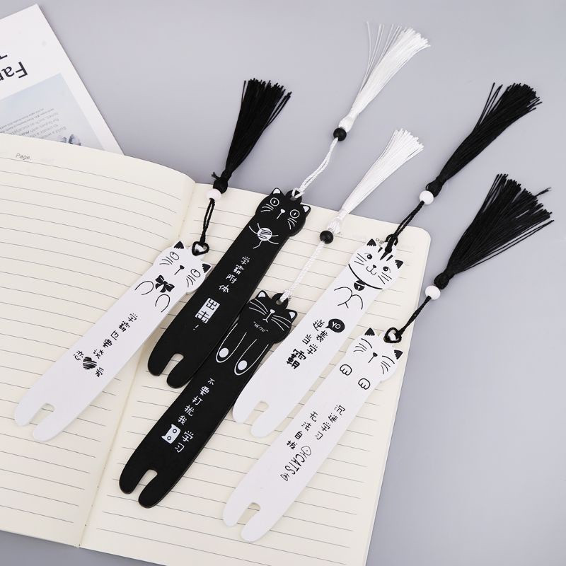 Yxa Đánh Dấu Trang Sách Hoạt Hình Dễ Thương Có Tua Rua Cho Học Sinh Sc