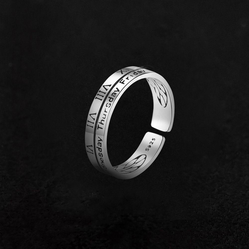 EXPEN Nhẫn Hở Hình Mặt Cười Bằng Đồng Phong Cách Hip Hop Cổ Điển Thời Trang Cho Nam Và Nữ