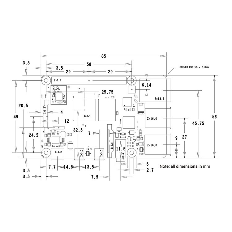 Máy Tính Nhúng Mini Raspberry Pi 4  hỗ trợ nhà thông minh HomeAssistant Hass