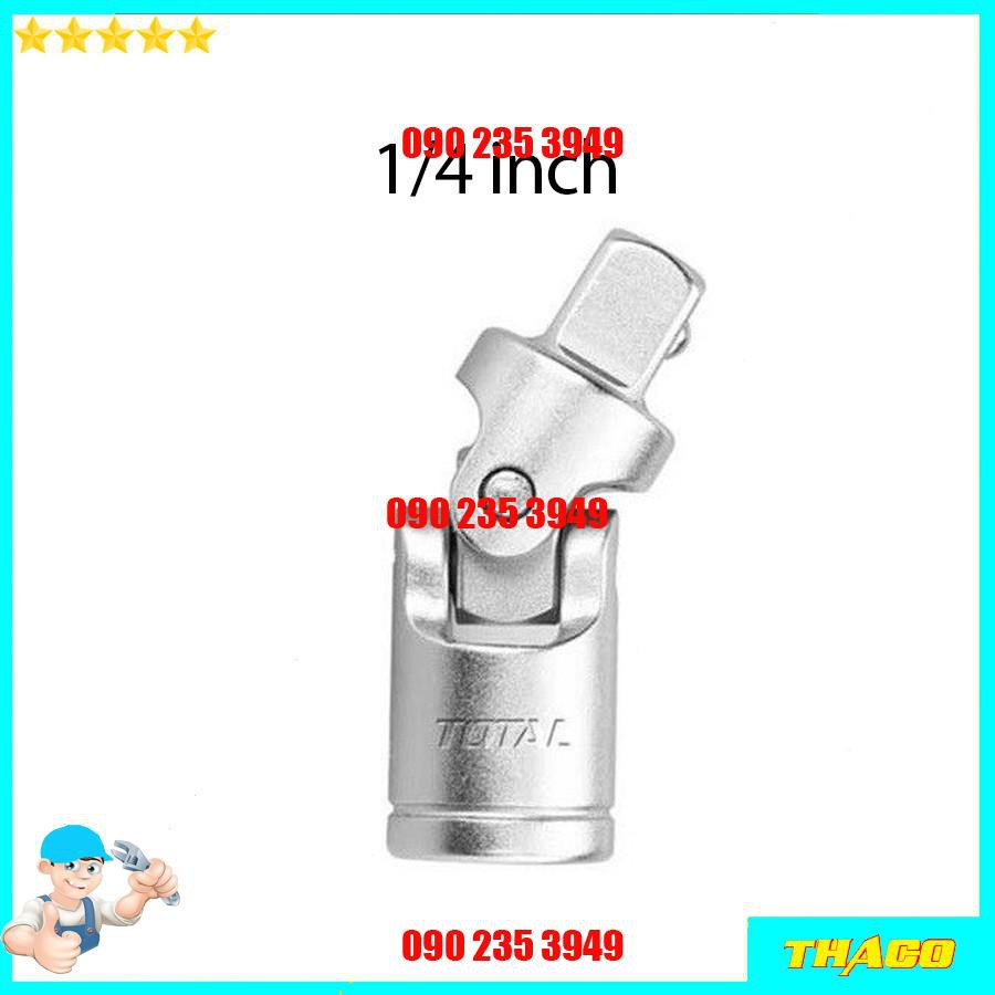 Đầu nối lắc léo 1/2 1/4 inch mạ crôm chịu nhiệt tốt khớp nối linh hoạt Total Ingco 1234