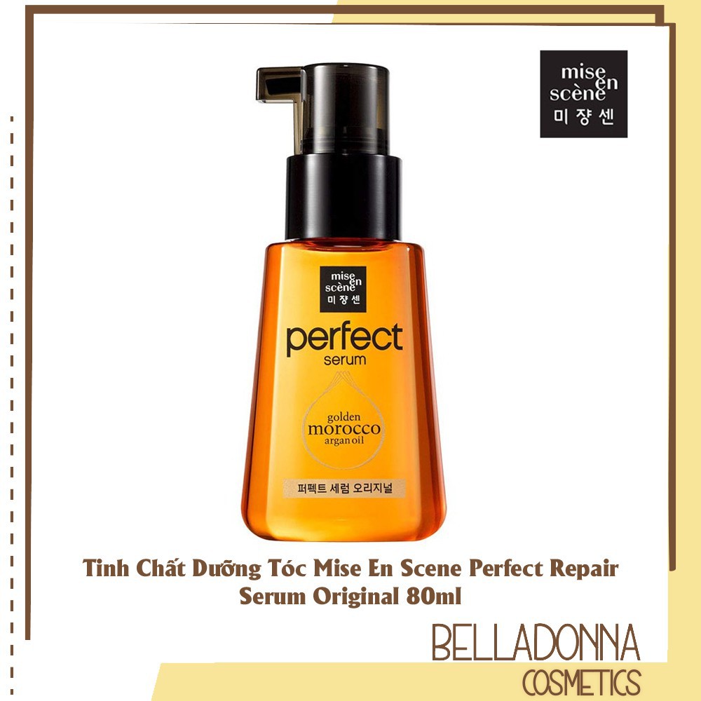 Tinh Chất Dưỡng Tóc Mise En Scene Perfect Serum Golden Morocco Argan Oil 80ml