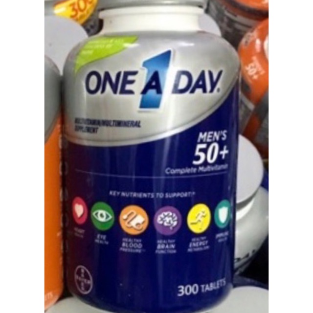 [Date 2022]Viên Uống One A Day Men 50+ bổ sung Multivitamin và khoáng chất cho nam giới trên 50, Chai 300 viên | BigBuy360 - bigbuy360.vn