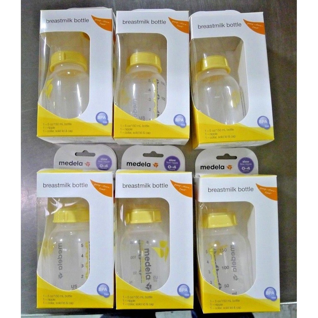 Bình sữa Medela 150ml, 250ml có núm ti