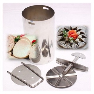 Bộ Khuôn Làm Giò Thủ Giò Chả Xào Inox Chất lượng cao cấp Loại 1KG và 2KG [Freeship Đà Nẵng]