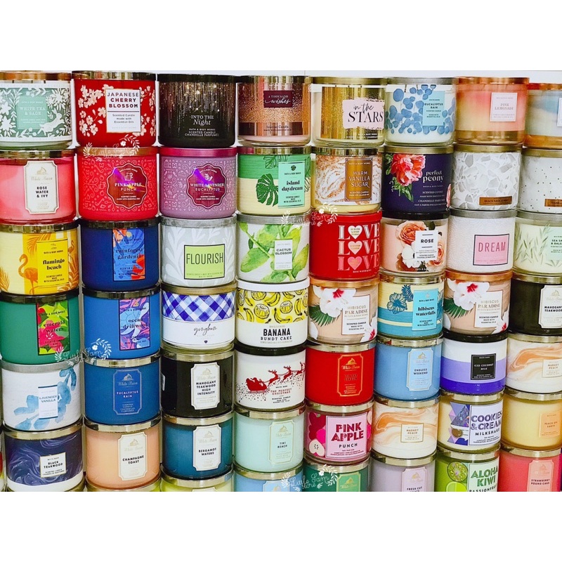 Nến thơm 3 bấc  Bath and Body works - hàng chính hãng