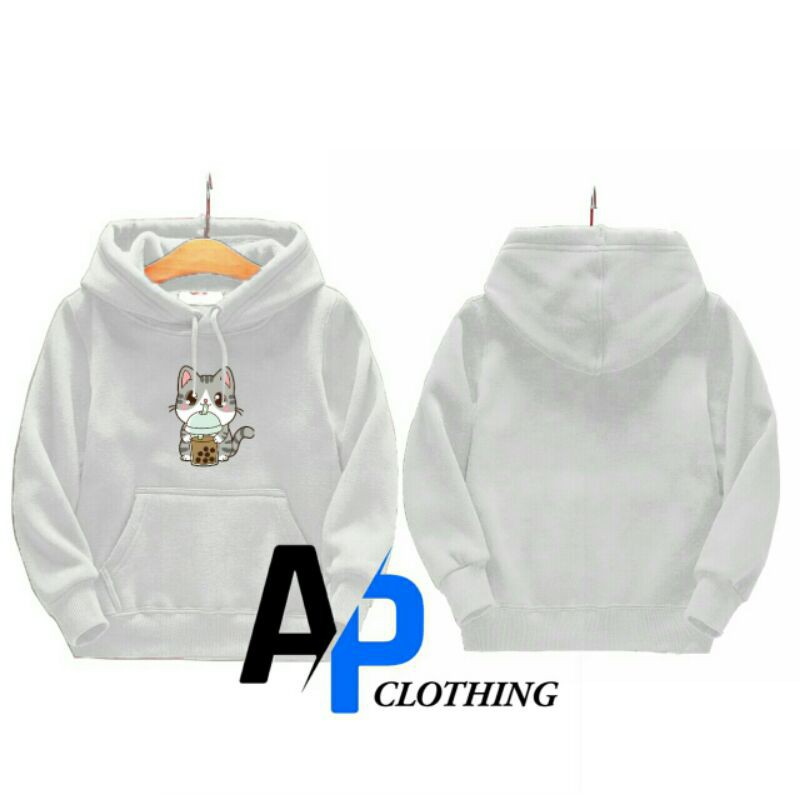 Áo Hoodie In Hình Mèo Con Xinh Xắn Cho Nữ