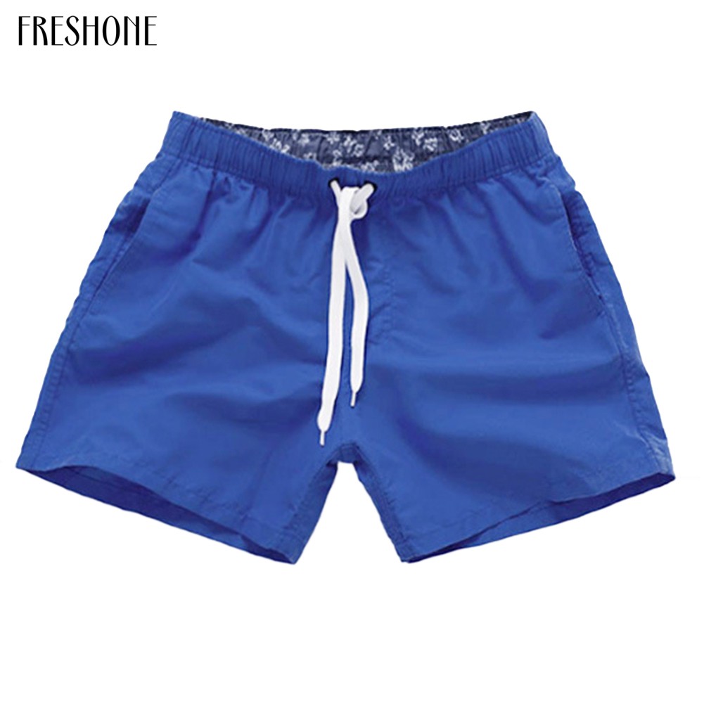Quần Đùi Đi Biển Rút Dây Màu Trơn Thời Trang Mùa Hè Cho Nam | BigBuy360 - bigbuy360.vn