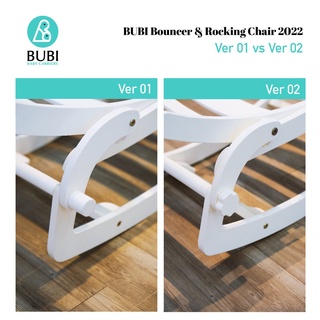 Ghế rung và bập bênh gỗ BUBI (kèm nệm)