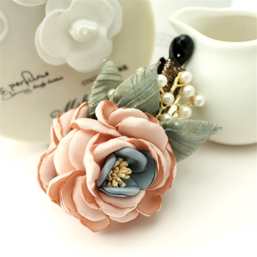 Kẹp Tóc Nữ Đính Hoa Thời Trang Hàn Quốc Xinh Xắn