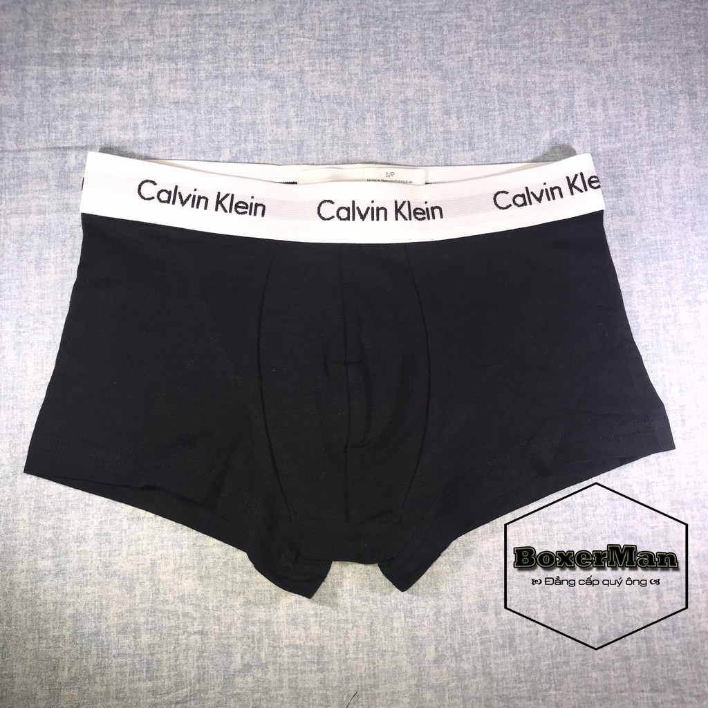 Quần lót nam Boxer Cotton cao cấp Calvin Klein hàng xuất khẩu chất thun co dãn 4 chiều