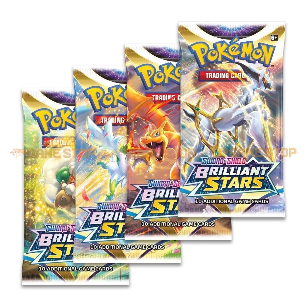 Bài Pokemon TCG Sword and Shield Brilliant Stars Booster Pack Build Deck phiên bản tiếng Anh CHÍNH HÃNG MỸ POKTCGUSBP36