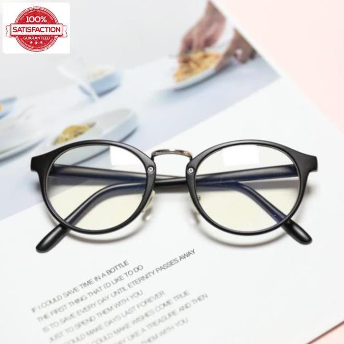 Freeship 100% Kính Thời Trang Kính Ngố Học Sinh Mắt Kính Trong Gọng Nhựa Hàn QuốcCao Cấp K-9116 Follow 100K