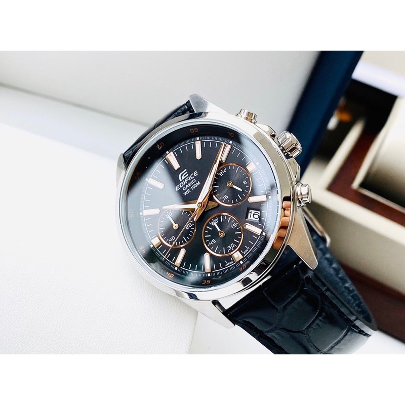 Đồng hồ nam dây da CASIO EDIFICE EFR 527L 1AVUDF