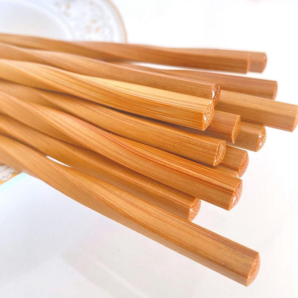 Đũa Tre Tự Nhiên Nhiều Màu Chống Trượt Phong Cách Trung Hoa