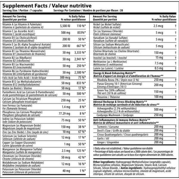 ULTRA VITAMIN VITABOLIC NUTRABOLIC 196 VIÊN - VITAMIN TỔNG HỢP TĂNG SỨC ĐỀ KHÁNG, NĂNG LƯỢNG, SỨC BỀN CỦA CƠ THỂ