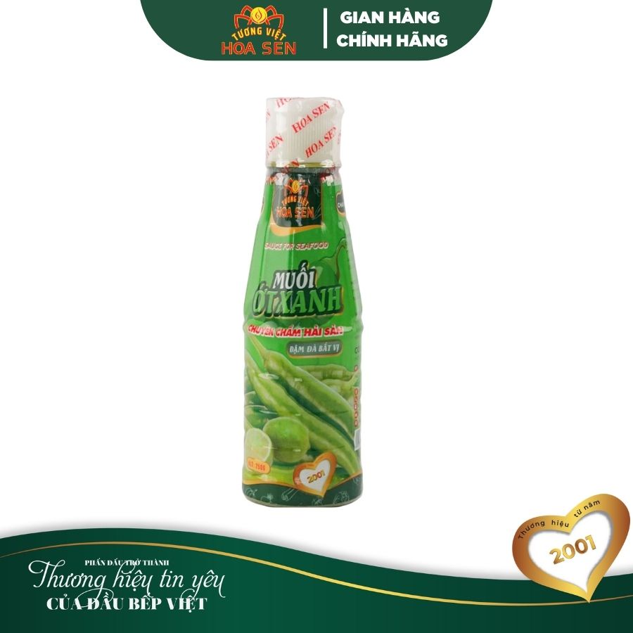 Muối Ớt Xanh Chai 240ml - Tương Việt Hoa Sen