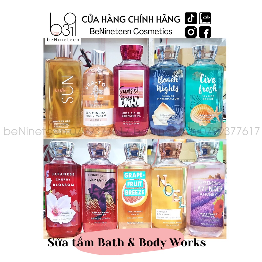 Sữa Tắm Bath & Body Works Shea & Vitamin E Shower Gel