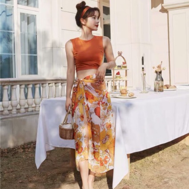 (HÀNG ORDER) Set bikini 3 chi tiết GNCM