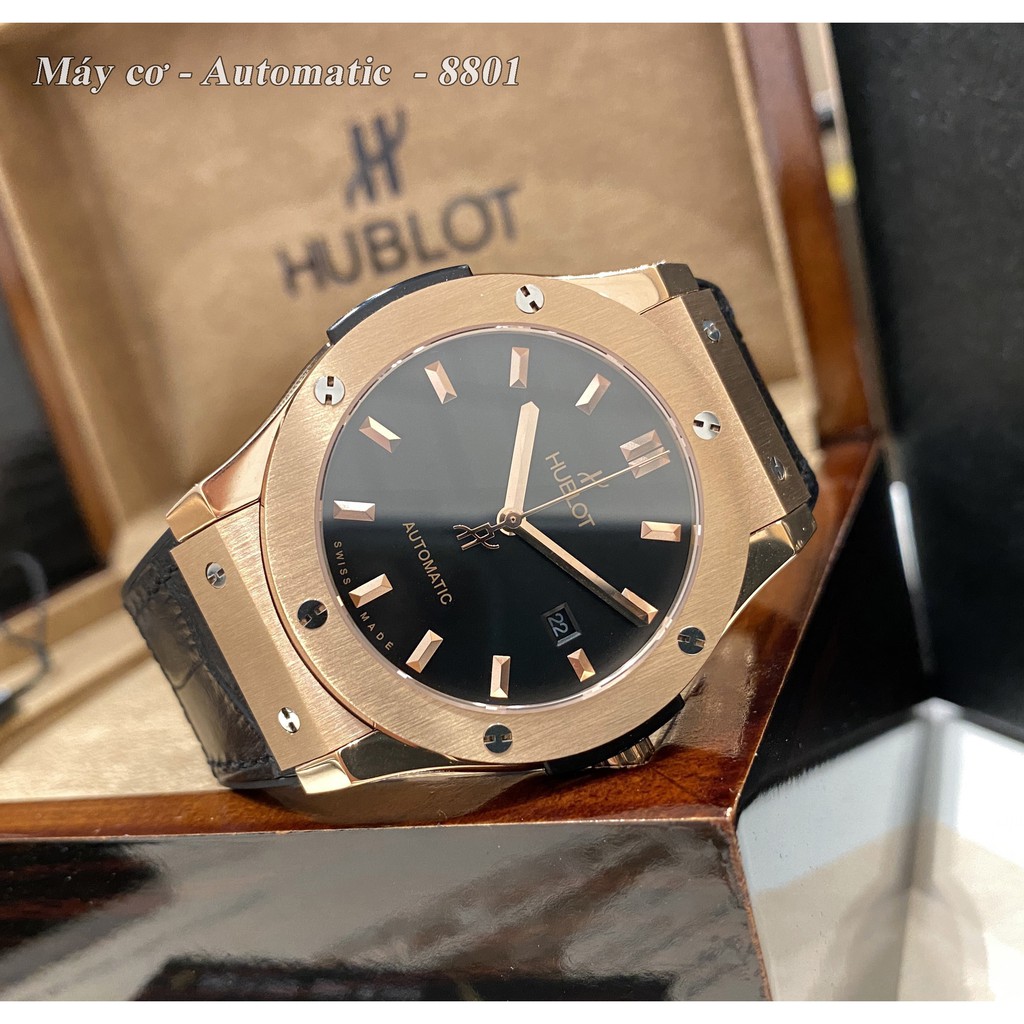 [Máy cơ automatic] Đồng hồ nam Hublot máy cơ cao cấp chống nước - shop105