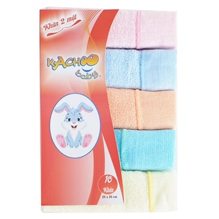 Khăn sữa 2 mặt màu kachoobaby - 10 khăn