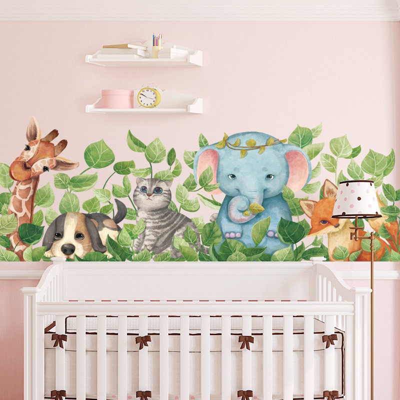 Decal dán tường cho bé, tranh dán trang trí phòng cho bé, nhà trẻ mẫu giáo cho con yêu