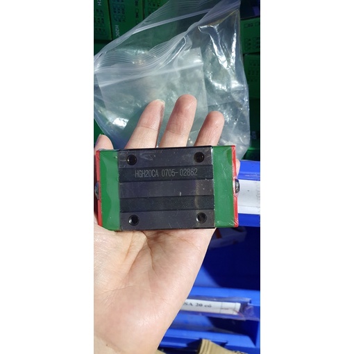 Block bi trượt HGH 20-25/ con trượt hiwin 20-25 vuông loại xịn., có logo hiwin cao cấp