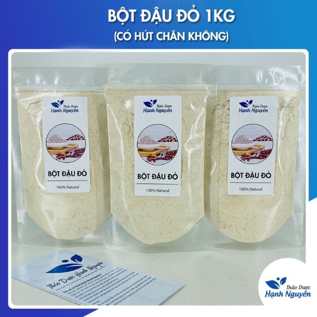 Bột Đậu Đỏ 1kg (Có hút chân không) - Đậu Đỏ Đã Rang Thơm