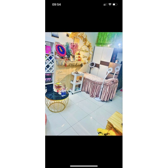 Ga giương spa, nối mi, phun xăm nhung nhám siêu vip ( ga + vỏ gối)