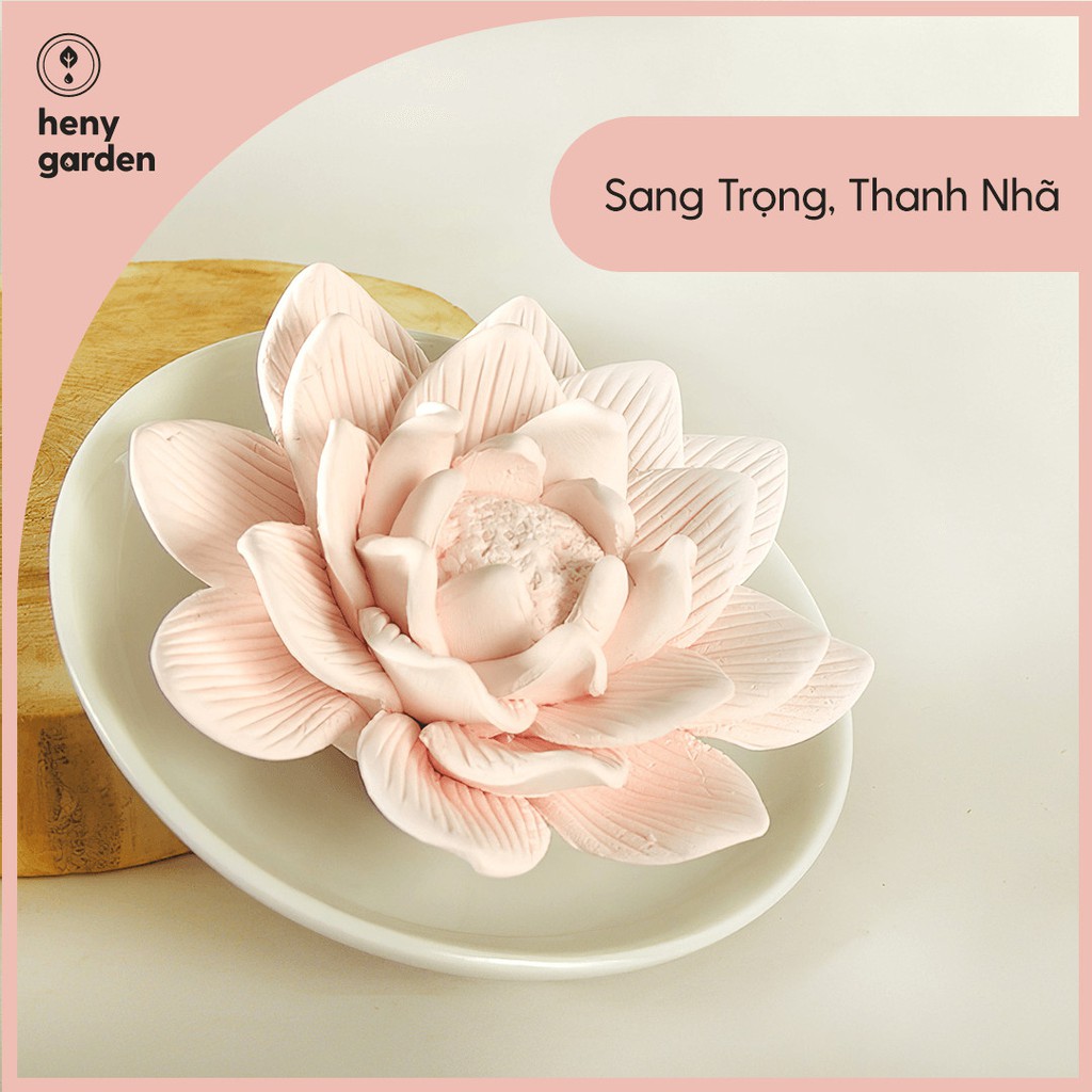 Đá Thơm Khuếch Tán Tinh Dầu Heny Garden (Kèm Video) – Tặng Tinh Dầu Mẫu Thử - Dụng Cụ Thơm Phòng Cao Cấp