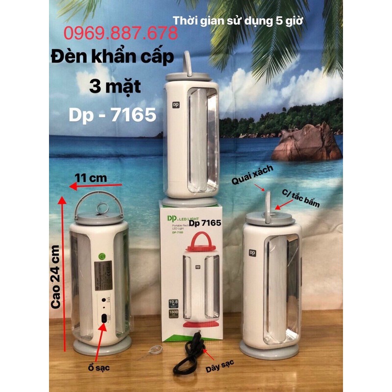 Đèn sạc led tích điện siêu sáng, đèn sạc khẩn cấp DP tốt dự phòng cúp điện