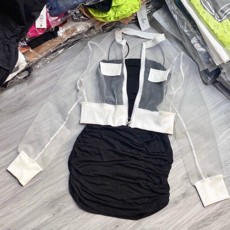 Áo khoác ngoài voan kiếng hot hit , chất voan kiếng mềm mịn