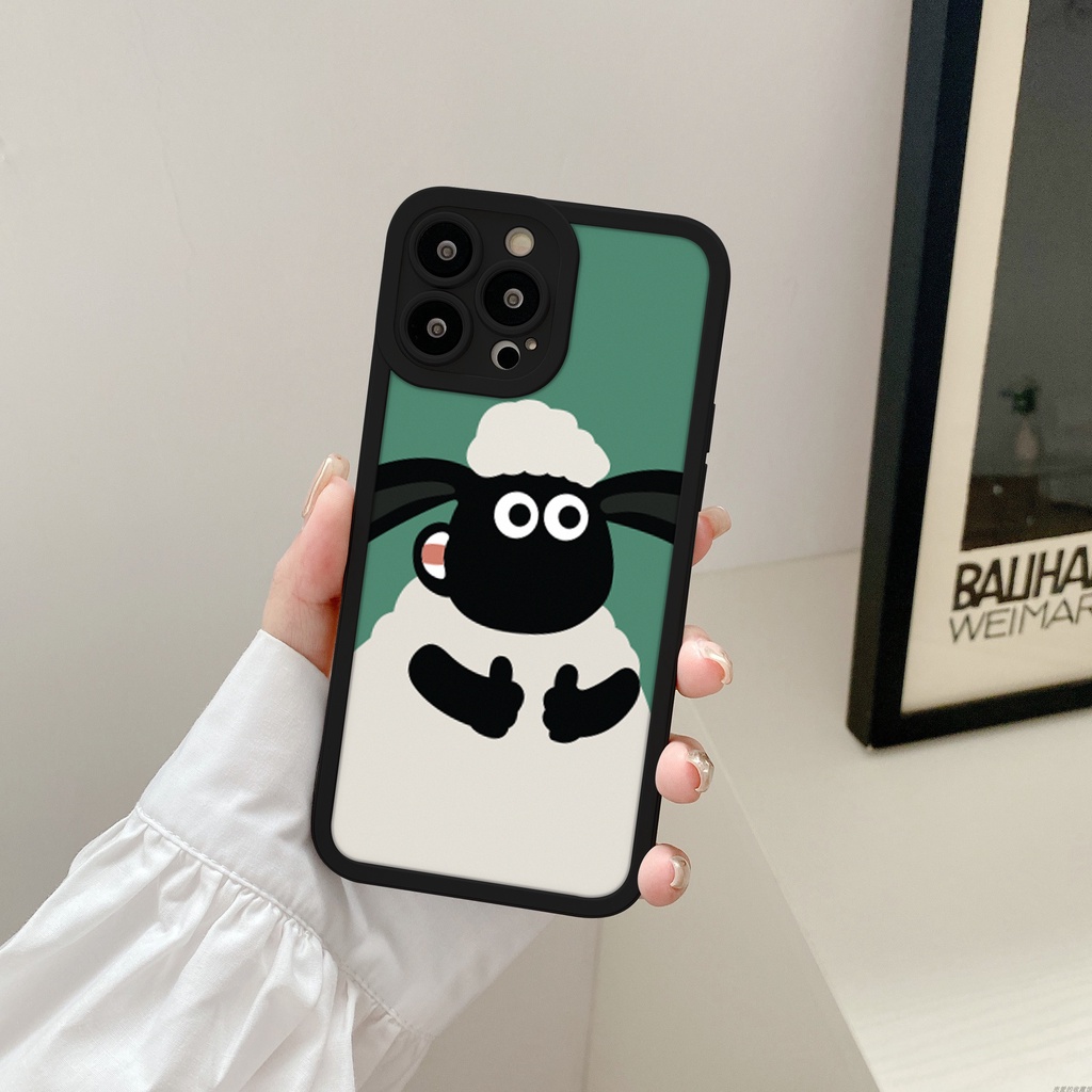 Ốp lưng iphone cạnh vuông lỗ camera cừu thả like 6/6plus/7/7plus/8/8plus/x/xr/xs/11/12/13/pro/max/plus/promax-Awifi P5-5