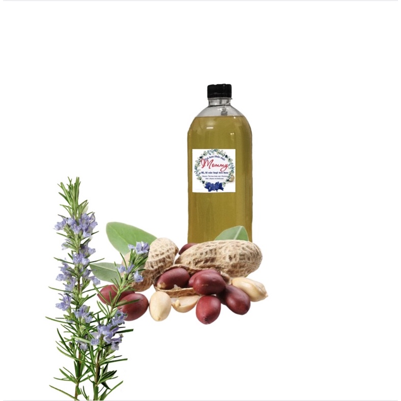 Dầu phộng nguyên chất nhà nấu chai 500ml