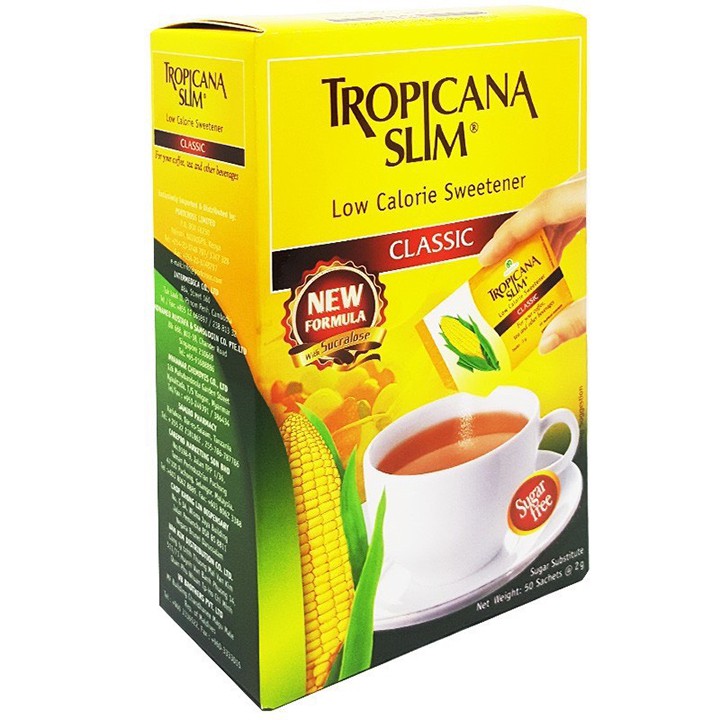 Đường Bắp Ăn Kiêng Tropicana Slim Classic 50 Gói - Coastlinecare Pharmacy