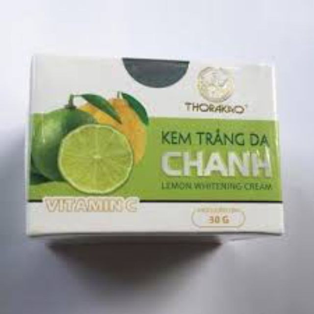 Kem Dưỡng Trắng Da Chanh Vitamin C Thorakao 30g dưỡng trắng da tự nhiên kiềm bóng nhờn và không bắt nắng