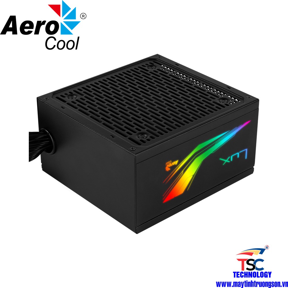 Bộ Nguồn Máy Tính Aerocool LUX RGB 650W 80 Plus Bronze | Chính Hãng Bảo Hành 36 Tháng