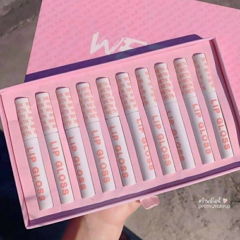 Sét Son kem 10 cây LIPGLOSS WENT nội địa Trung