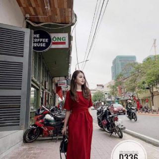 ĐẦM SUÔNG CỘT EO BIGSIZE D336