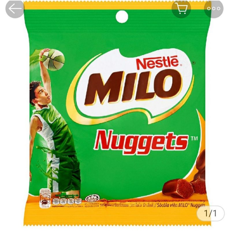 Socola viên Milo Nuggets gói 25g