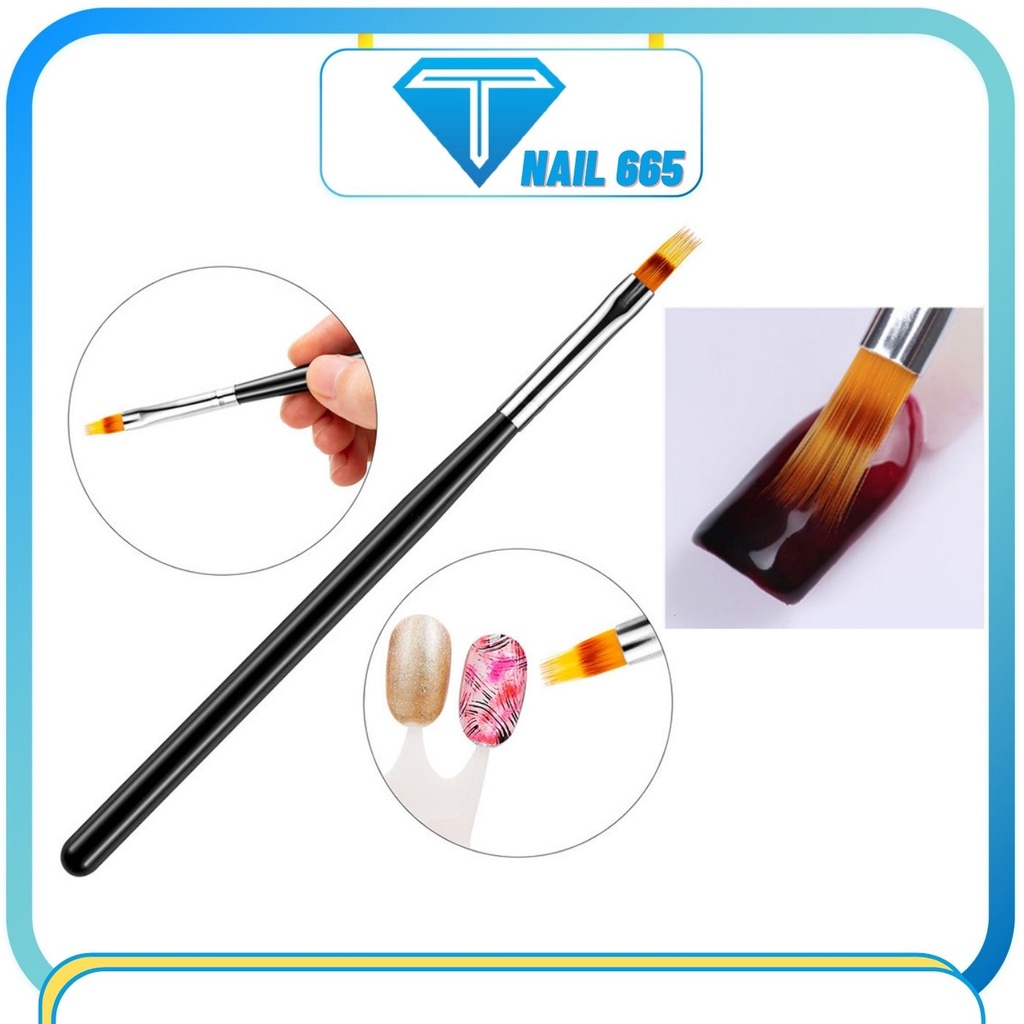 Cọ dặm omber , Cây cọ làm omber nail