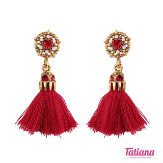 Bông tai tua rua -Tatiana -b2349( nhiều màu)