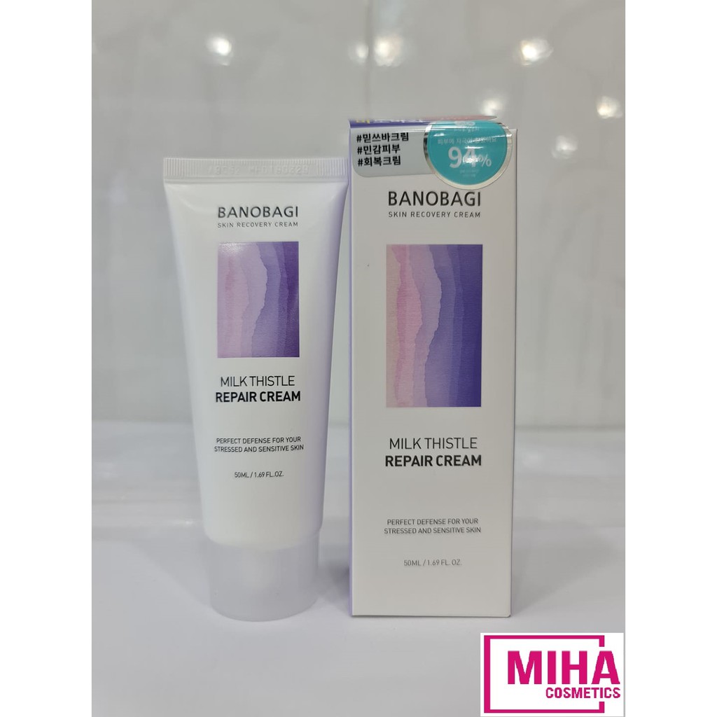 Kem Dưỡng Phục Hồi Da BANOBAGI Milk Thistle Repair Cream 50ml